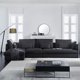 thumbnail image 2 of Modern Leather Corner Living Room Sofas Lazy Nordic Chaise Sets for Living Room Black Love Seat 3 Seat Pine Frame Home Furniture My Lux Decor Round, 2 of 14
