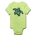 thumbnail image 1 of CafePress - Blue Hawaiian Print Turtle Infant Bodysuit - Baby Light Bodysuit, 1 of 1