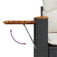 thumbnail image 6 of vidaXL Garden Sofa Set Black, 6 of 6