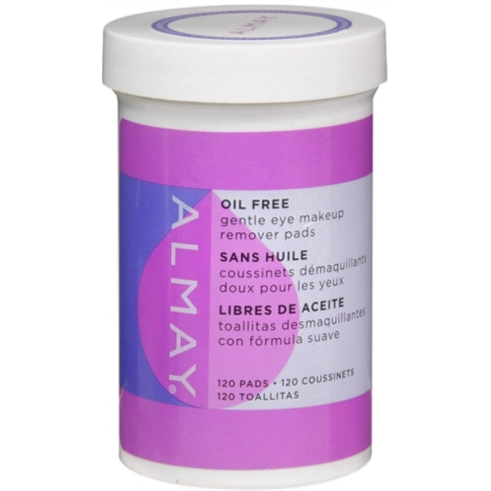 Almay Eye Makeup Remover Pads, OilFree 120 ea (Pack of 2) Walmart