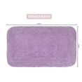 thumbnail image 3 of Home Weavers Radiant Collection Bathroom Rug 100% Cotton Bathroom Rugs Set, Washable Rug, Thick Soft & Absorbent bath Rug, Kitchen Mat, Bath Rug, Bath Floor Mat Non Slip, 24"x40" Rectangle, Purple, 3 of 9