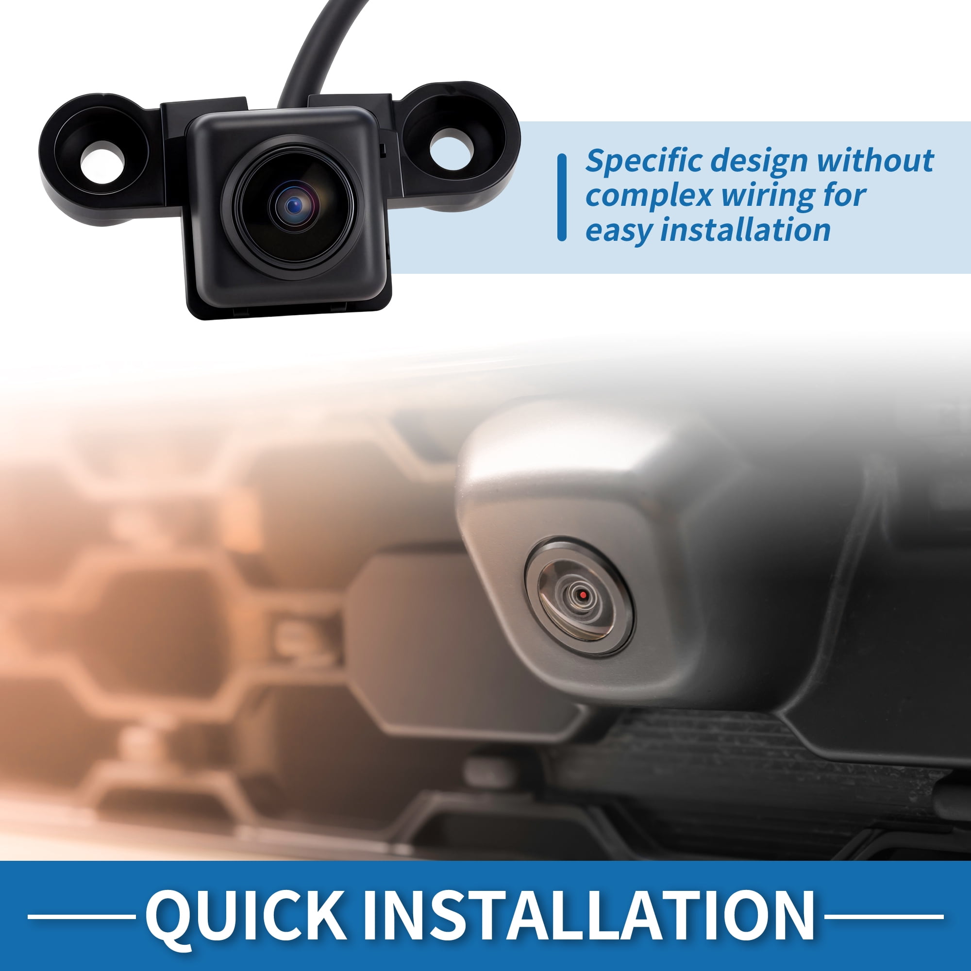 Unique Bargains Front View Park Assist Camera Replacement for Cadillac CTS 2014-2019