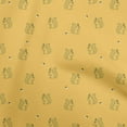 thumbnail image 1 of oneOone Cotton Silk Yellow Fabric Wine Glass Fabric For Sewing Printed Craft Fabric By The Yard 42 Inch Wide, 1 of 5