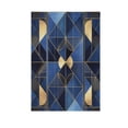 thumbnail image 6 of Yayeee Garden Flag 28"x40" Double Sided Outdoor Yard Lawn Holiday Decorations, Blue Geometric Pattern, 6 of 6