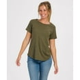 thumbnail image 2 of Boxercraft T67 Women's Cut It Out Tee-Olive-2XL, 2 of 4