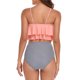 thumbnail image 3 of Traje De Baño Para Mujer, Traje De Baño Con Volantes Para Mujer, Estampado Cómodo Y Transpirable De Moda Para Nadar ANGGREK  Otros, 3 of 5