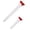 Red Petal shape, variant on Yammee Low Friction Golf Simulator Tees Professional Practice Tool Light Weight Plastic Step Down Golf Tees Training Equipment