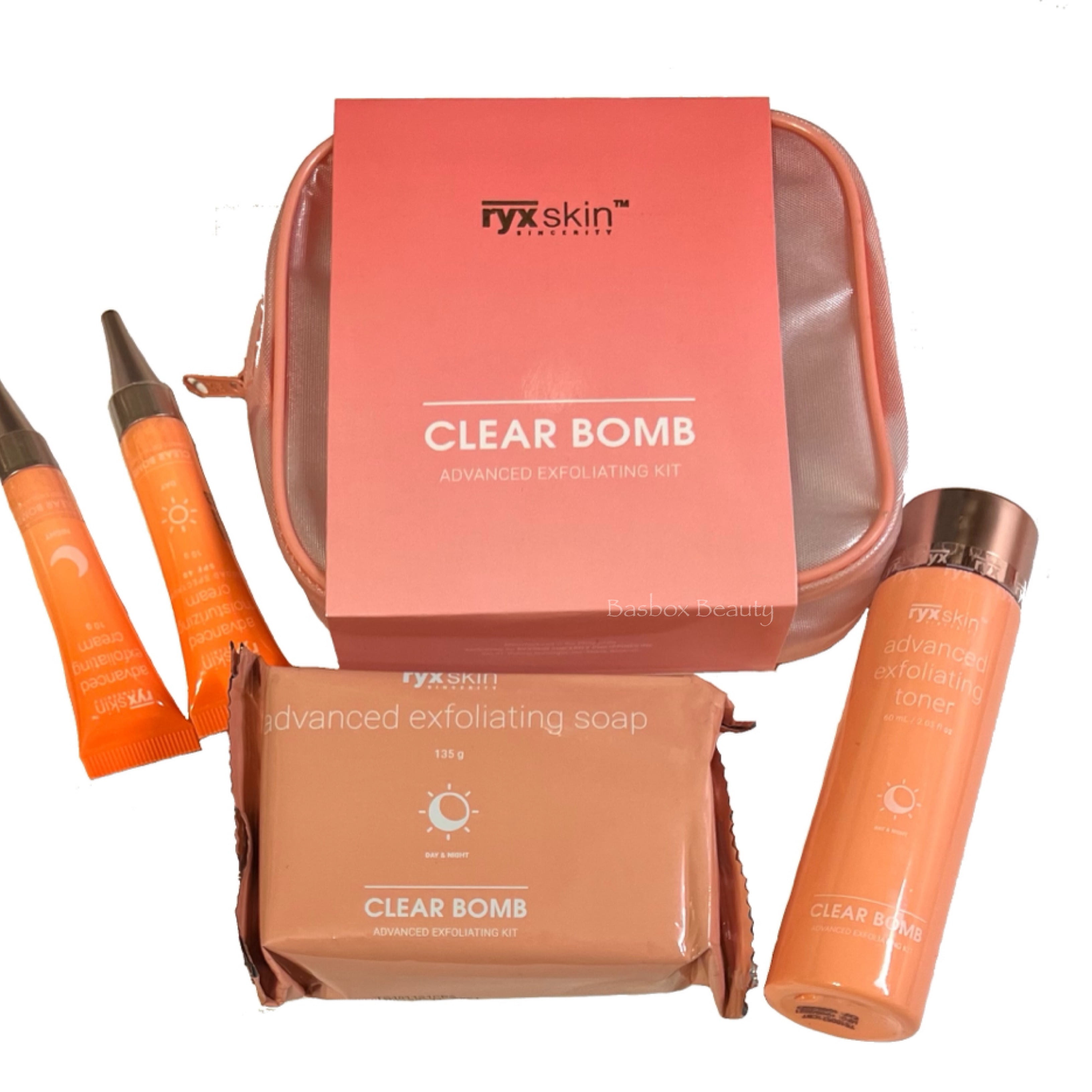 Ryxskin Clear Bomb Advanced Exfoliating Kit, New Packaging