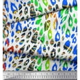 thumbnail image 2 of Soimoi Cotton Duck Fabric Leopard Animal Skin Fabric Prints By Yard 42 Inch Wide, 2 of 3