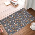 thumbnail image 5 of Balery Wildflowers Doormat, Durable Flannel Fabric, Waterproof Stain and Fade Resistant, Low Profile,Indoor Outdoor Door Mats, Easy Clean Patio Entrance Mat, 16x24in, 5 of 9