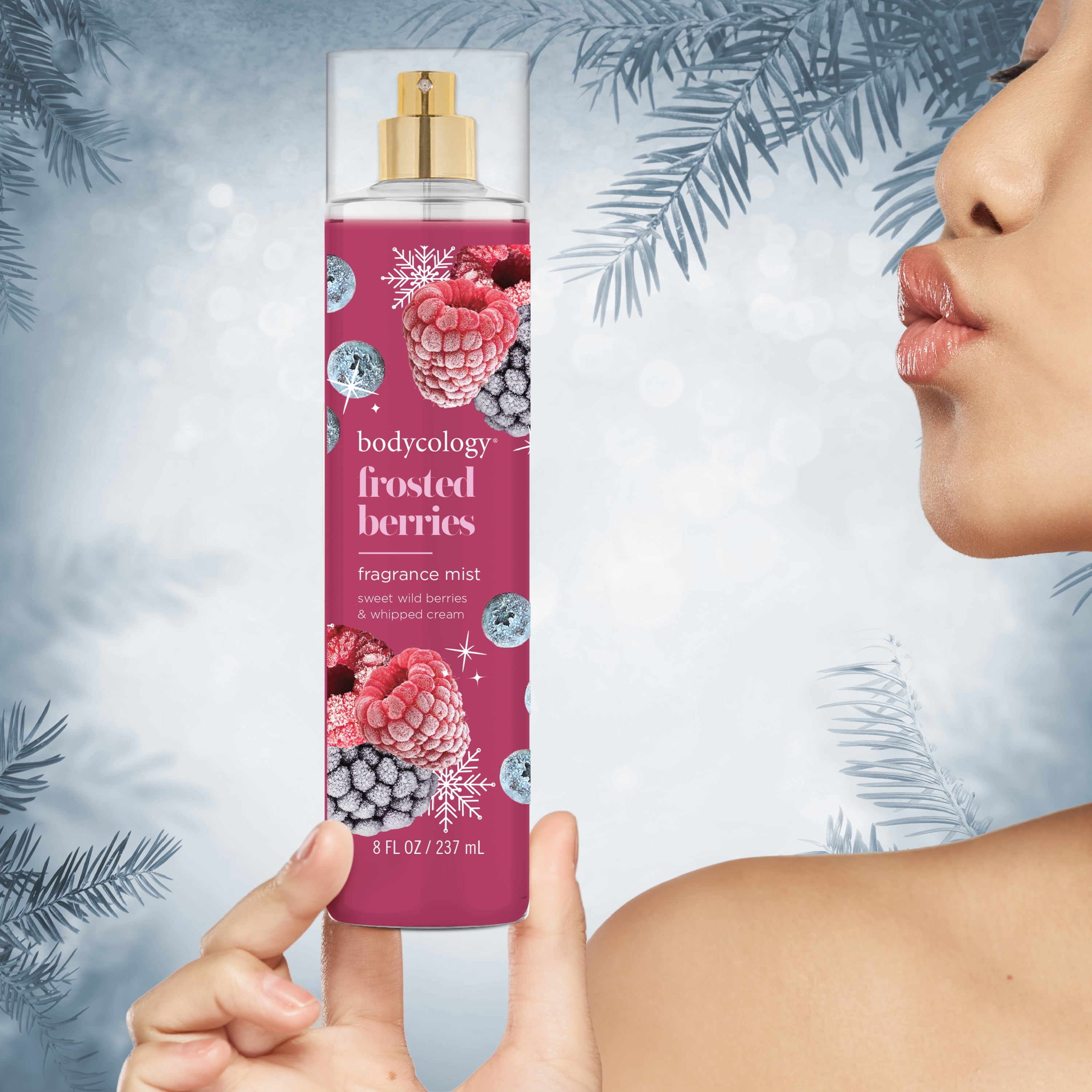 Bodycology Fragrance Body Mist, Frosted Berries, 8 fl oz