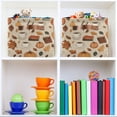 thumbnail image 6 of Yayeee Canvas Storage Basket with Handles for Shelves Fabric Bins Closet Organizer, Fall Book, 6 of 8