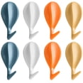 thumbnail image 1 of 8 piezas ganchos de diseño de globo de aire caliente ganchos adhesivos para puerta ganchos decorativos de montaje en pared gancho decorativo para baño cocina, 1 of 3