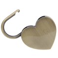 thumbnail image 3 of Heart Lock Love Lock with Key, Padlock for Jewelry Boxes and Small Suitcases 45x59mm, 3 of 7