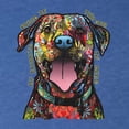 thumbnail image 2 of My Favorite Breed is The One In Need | Colorful Labrador Dog | Dean Russo Art Animal Lover Mens Premium Tri Blend T-Shirt, Vintage Royal, S, 2 of 5