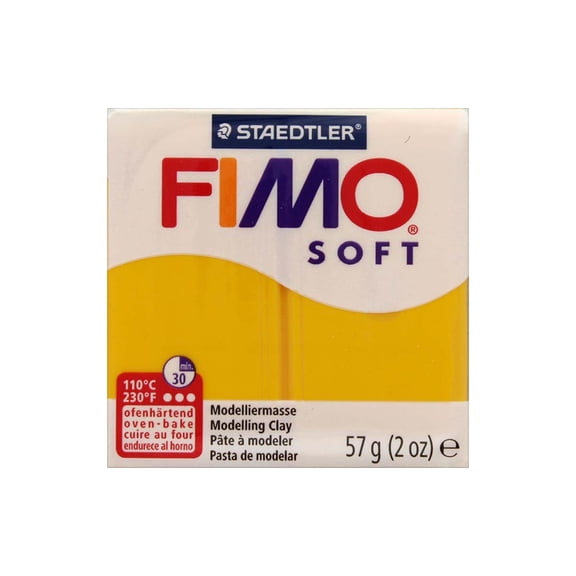 Staedtler Fimo Soft Polymer Clay - 2 oz, Sunflower