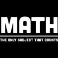thumbnail image 3 of CafePress - Math: The Only Subject That Co Men's Dark Pajamas - Men's Dark Loose Fit Cotton Pajama Set, 3 of 7