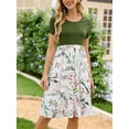 thumbnail image 2 of Women's Summer Dress Casual Short Sleeve Dress with Pockets, 2 of 6