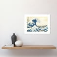thumbnail image 2 of The Great Wave off Kanagawa Japan Mount Fuji Sea Storm Hokusai Ukiyo-e Print Wall Art Picture Print 12x16 inch, 2 of 5