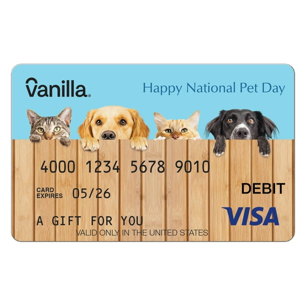 25 Vanilla® Visa® Pet Day eGift Card