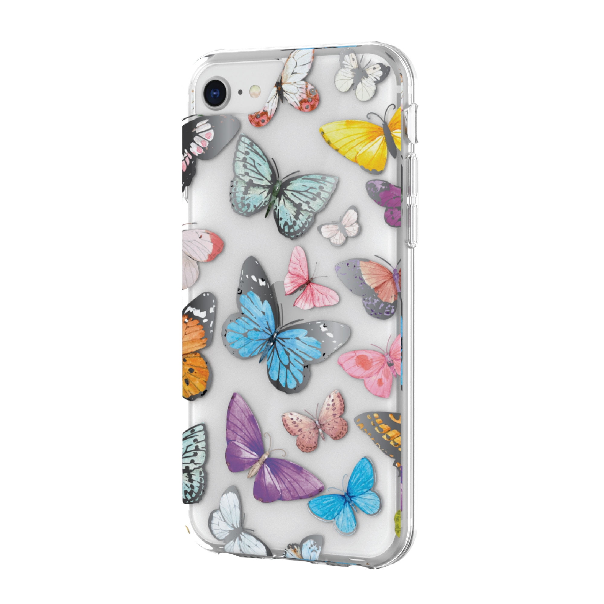 onn. Multicolored Butterflies Phone Case for iPhone 6/6s/7/8/SE