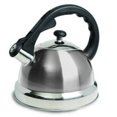 thumbnail image 1 of Mr. Coffee Claredale 2.2 Qt Stainless Steel Whistling Tea Kettle in Silver, 1 of 5