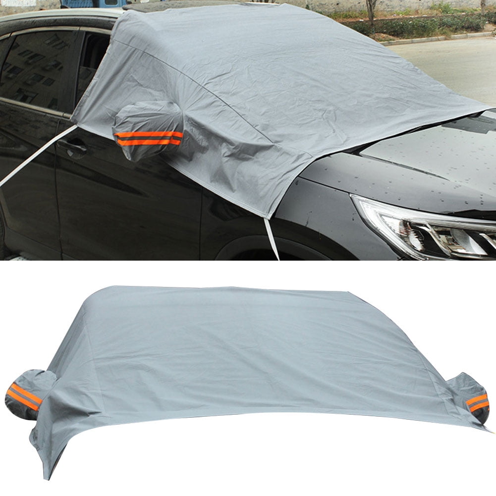 verwennen Perseus commentaar SPRING PARK Car Vehicle Front Windshield Snow Cover Frost Sun UV Shade  Shield Protector color Gray - Walmart.com