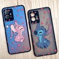 thumbnail image 2 of Matte Case for VIVO Y93 Y91C Y91 Y85 Y77 Y76 Y75 Y73 Y72 Y71 Y53 Y52S Y50 Y35 Y22 Y21 Y20 4G 5G Case Lilo & Stitch Cartoon Anime, 2 of 5
