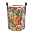 thumbnail image 6 of Lsque Funny Dogs Family pattern Laundry Hamper Basket, Tall Woven Rope Hamper Basket for Clothes, Lightweight Storage Basket, Collapsible Waterproof-Medium, 6 of 8