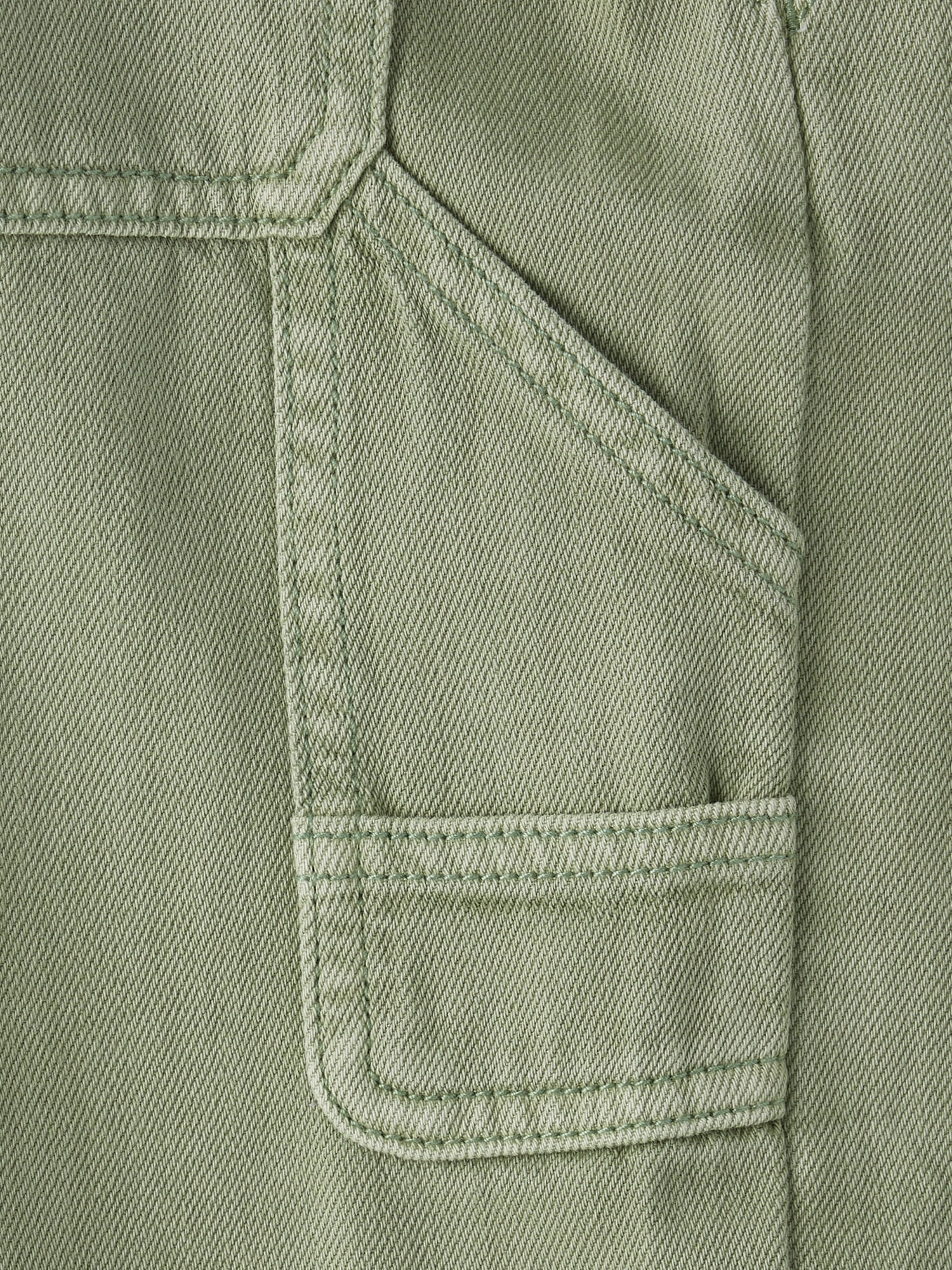 The Children's Place Girls Elastic Waist Garment Dyed Baggy Fit Utility Jeans, Sizes 4-16