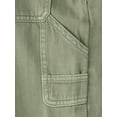 thumbnail image 3 of The Children's Place Girls Elastic Waist Garment Dyed Baggy Fit Utility Jeans, Sizes 4-16, 3 of 4