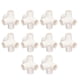 thumbnail image 4 of 10 Pcs PVC Pipe Fitting 20mm 5 Way Right Angle 3 Dimensional Elbow Pipe Connector for Furniture White, 4 of 5