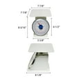 thumbnail image 2 of TrueCraftware- 2 lb. Mechanical Kitchen Flat Platform Weighing Food Scale- Heavy Duty Portion Control Mechanical Kitchen and Food Scale Industrial Dial Scale for Kitchens and Restaurants, 2 of 4