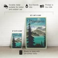 thumbnail image 5 of Lantern Press 6x9 Inch Metal Sign, Montana, Lithograph National Park Series, 5 of 5