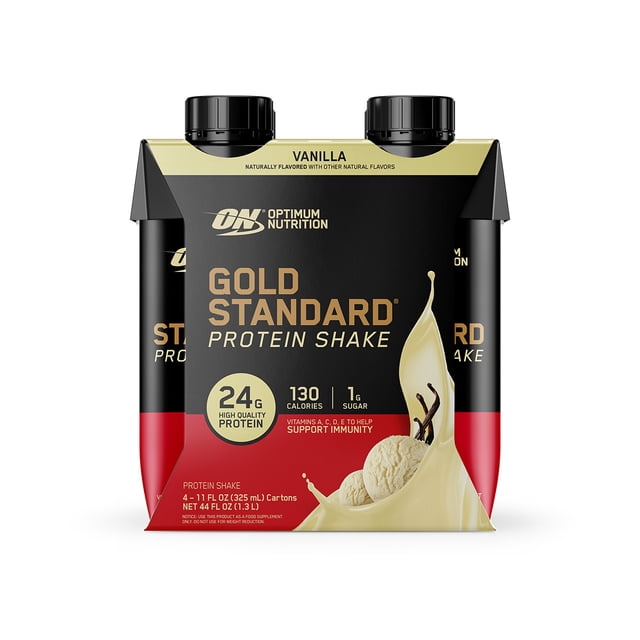 ON Gold Standard Shakes de Proteína sabor Vainilla - 12 Pack Optimum Nutrition ON Gold Standard