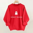 thumbnail image 7 of Neewe Women's Casual Crew Neck Sweatshirt Halloween Printed Loose Soft Long Sleeve Pullover Tops, 7 of 7