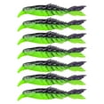thumbnail image 5 of Beisidaer Perch Pike Fishing Bait Soft Double Color Multi Join Bone Fish Paddle Tail, 5 of 8