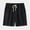 Black, variant on Mens Shorts Clearance,Mens Cotton Summer Mid-Waist Beach Casual Five-Point Sports Shorts Pants