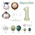 thumbnail image 2 of Set de globos con forma de animal Wuokkig Jungle Safari para decoración de fiesta, 2 of 7