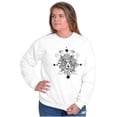 thumbnail image 4 of Spirit Animal Lion Pretty Symbolic Women Crewneck Sweatshirt Brisco Brands X, 4 of 6