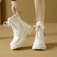 thumbnail image 6 of Wensltd Low Heel Ankle Boots for Women Casual Side Zipper Autumn Winter Versatile Boots, 6 of 9