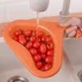 thumbnail image 7 of Household Sink Hanging Fruit And Vegetable Filter Water Drain Basket Kitchen Dry And Wet Separation Swan Drain Basket, 7 of 7