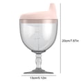 thumbnail image 4 of Baby Goblet No Spill Baby Sippy Cup Copa Vino para Baby Kid Party (rosa), 4 of 9