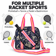 thumbnail image 5 of Waterproof Pickleball Paddle Bag for Men and Women, Large Capacity Tennis Bag with Adjustable Shoulder Strap and Zippered Paddle Compartment,M2, 5 of 7