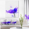 thumbnail image 1 of Belle Anémone Bleue Croquis - Impression sur Toile Florale, 1 of 4