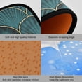 thumbnail image 2 of Vintage Sea Shell Kitchen Rug Mats 2PCS Non Slip 47" x 20" + 28" x 20" Kitchen Carpet Floor Mat Hallway Rugs Anti Fatigue Doormat Home Decor, 2 of 7