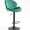 Green, variant on Fabric Main Red Chairs - Adjustable Height Option - Kitchen Office Venue - Smooth and Comfort