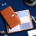 thumbnail image 6 of Card Book Holder Organizer, Portable Business Card Holder Book for Men&Women, 120 Card Capacity Name Card Booklet Blue, 6 of 6