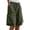 Green, variant on Womens Plus Size Cargo Shorts Casual Drawstring Multi-Pocket Summer Outdoor Shorts
