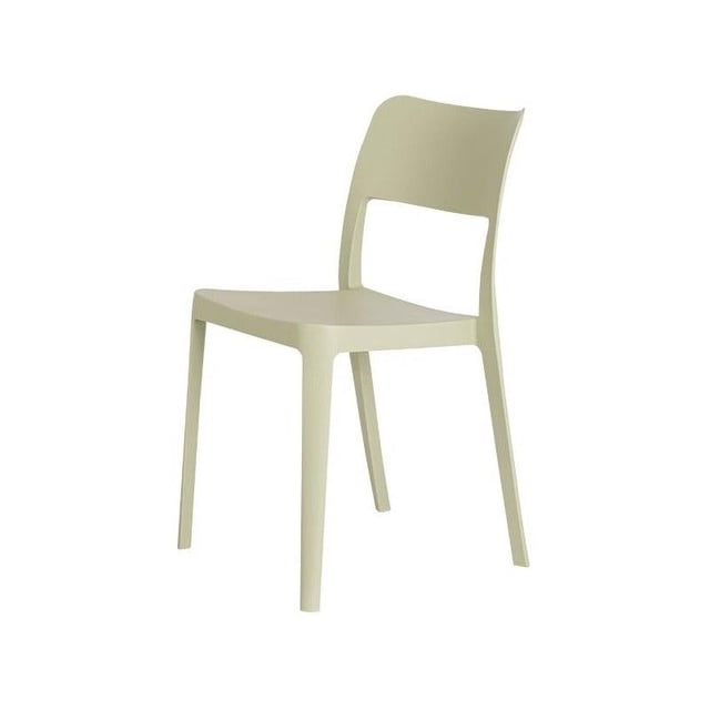 Lagoon Silla de Comedor Minimalista para Interior y Exterior con Protección UV, Modelo La Vie